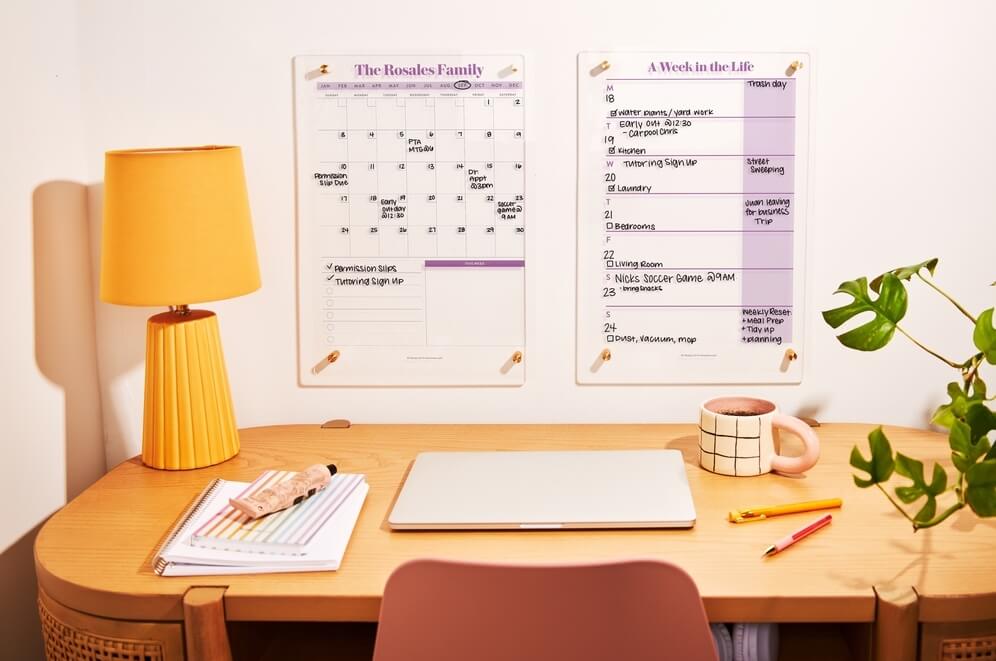 Incorporate a calendar to help you stay on task