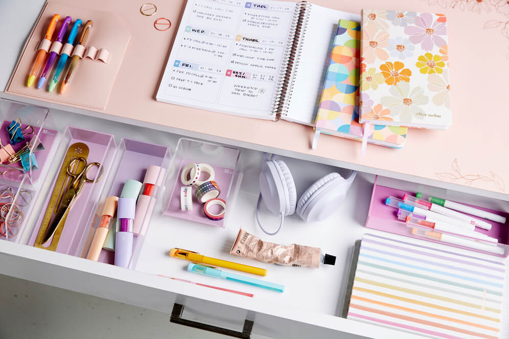 Desk Organization Ideas (Simple Tips For Whipping Your Workspace Into  Shape!) - Driven by Decor