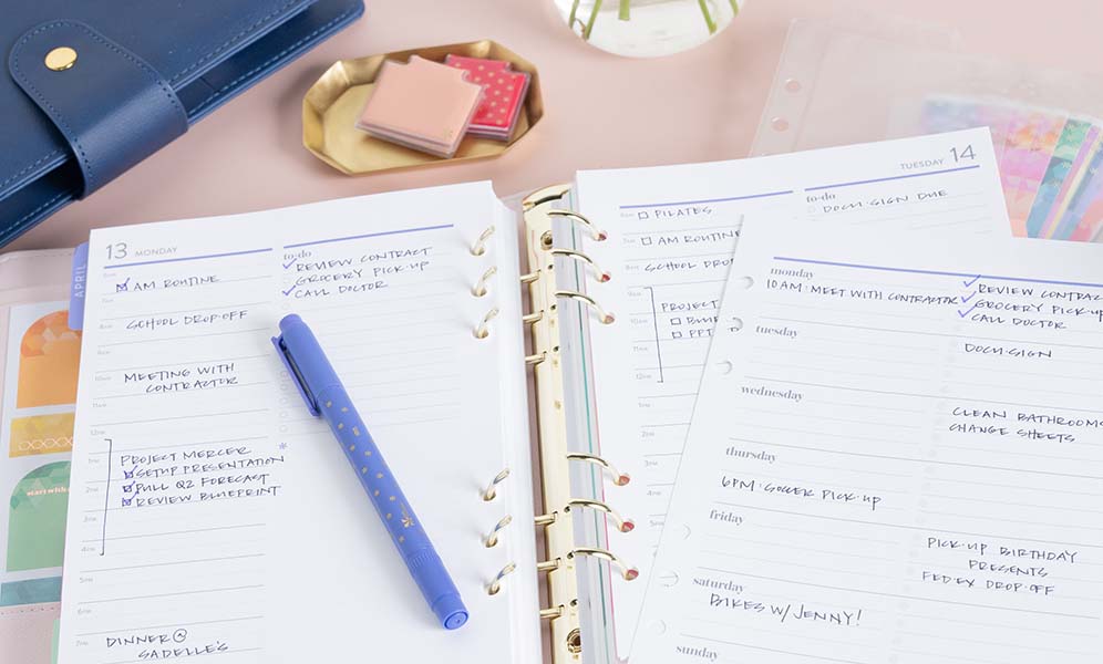 Choosing the Best Planner for an ADHD Brain - Customizability and Flexible Layouts
